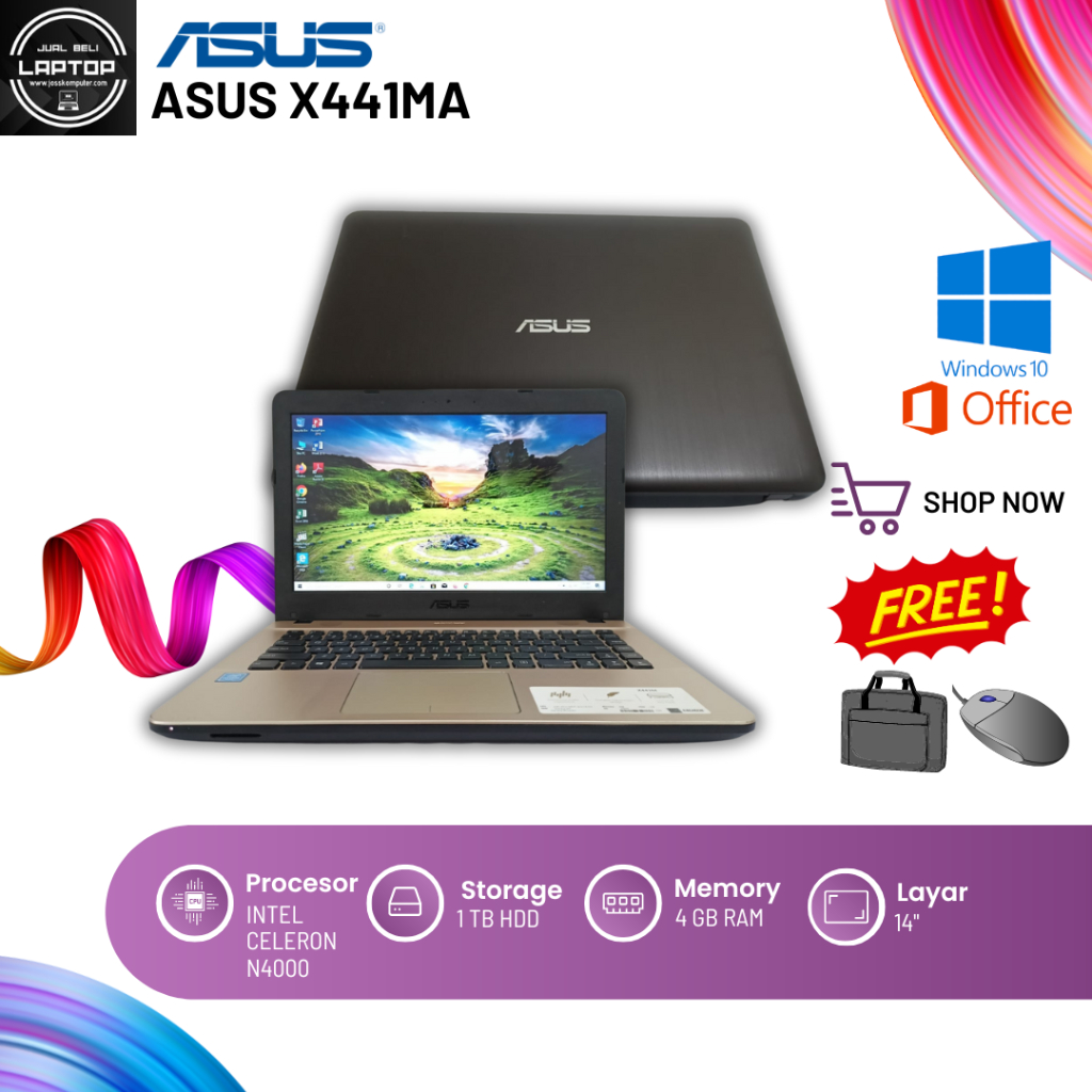 Jual Asus X441ma Intel Celeron N4000 Ram 4gb Shopee Indonesia 2897