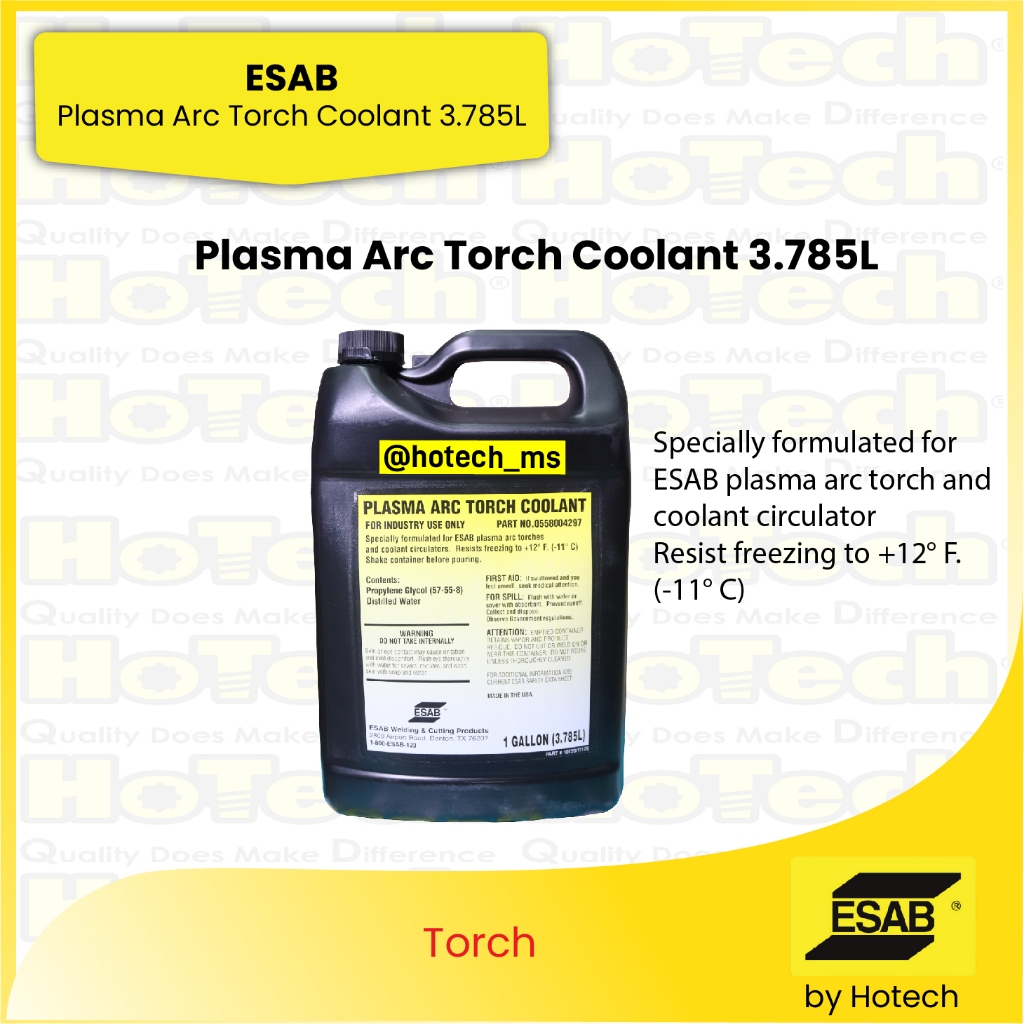 Jual ESAB Plasma Arc Torch Coolant For Plasma Cutting Shopee Indonesia