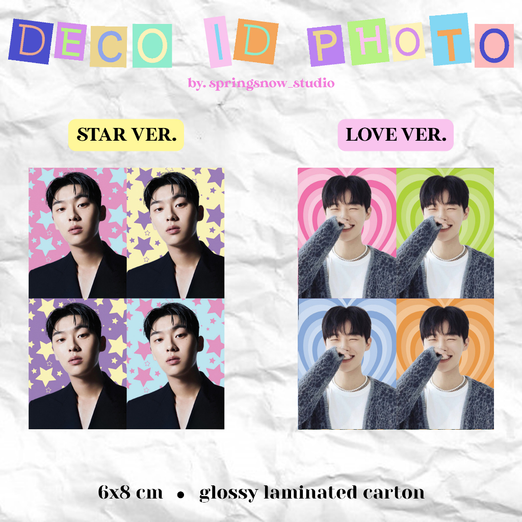 Jual [ready] K Drama Actor Deco Id Photo Pas Foto Aktor Korea Park