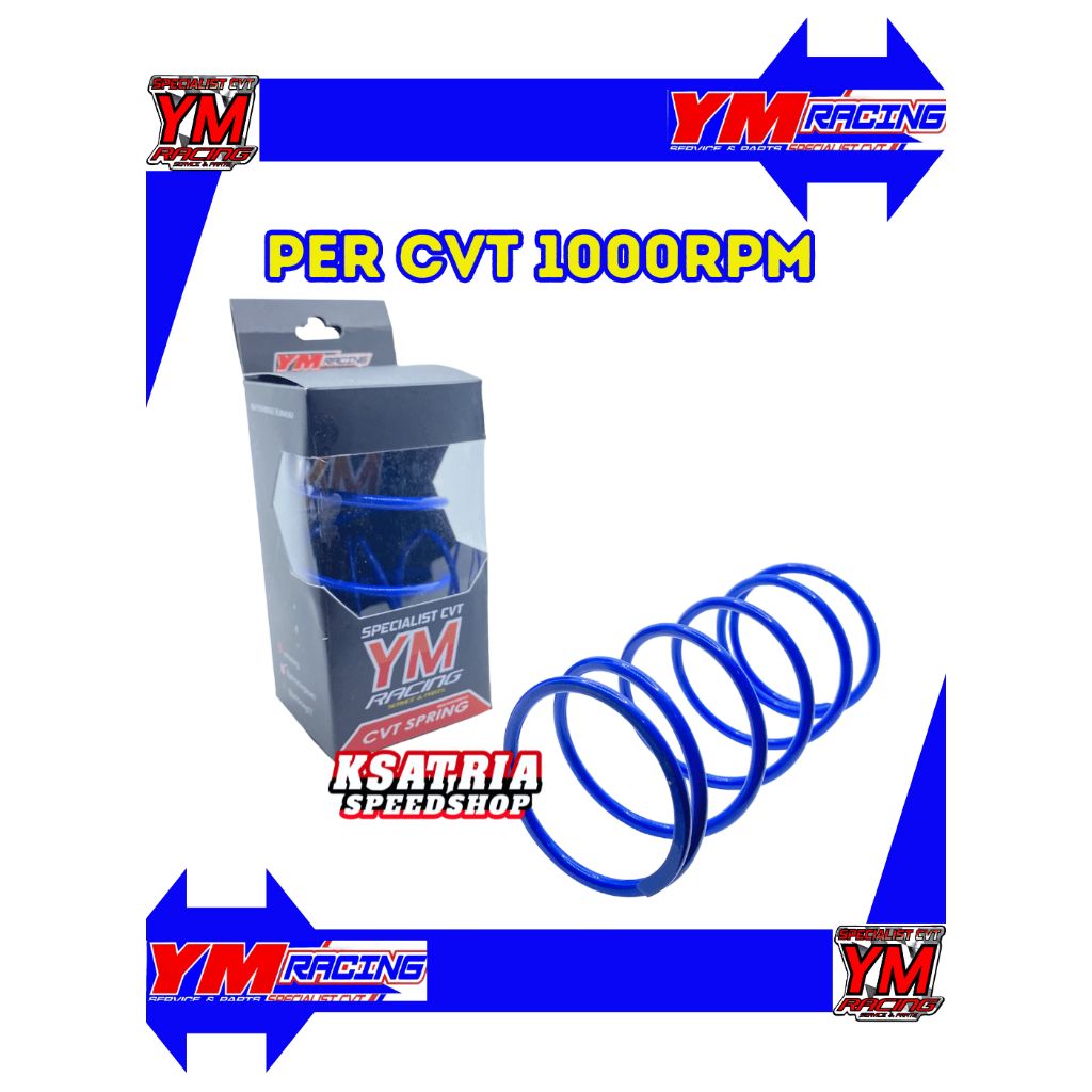 Jual PER CVT YM RACING 1000RPM ALL MATIC | CVT | (Beat/Mio/Vario/Scoopy ...