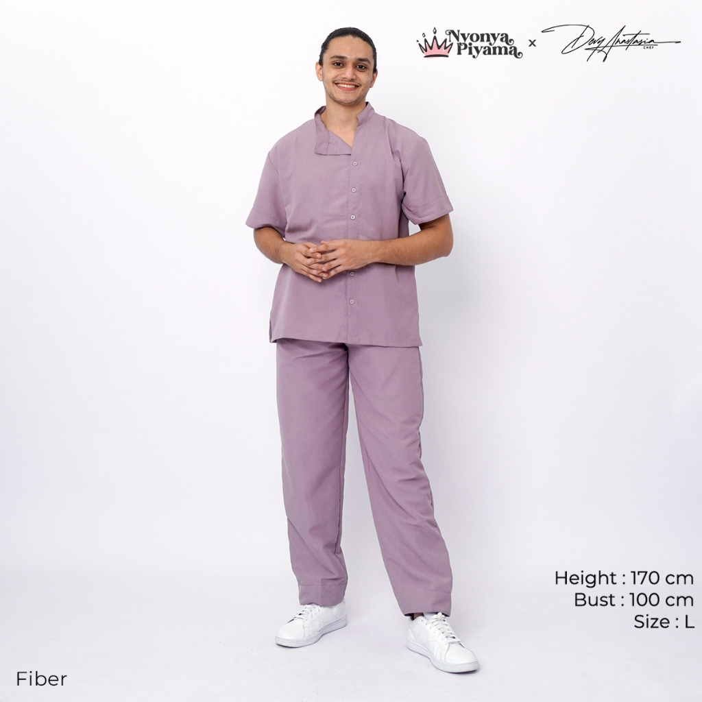 Jual Chef Pajamas Nyonya Piyama X Devy Anastasia Couple Set Baju ok ...