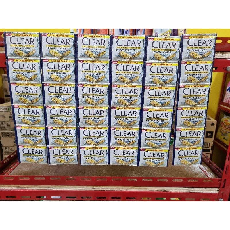 Jual CLEAR SHAMPO RENCENG ISI 24 SC | Shopee Indonesia
