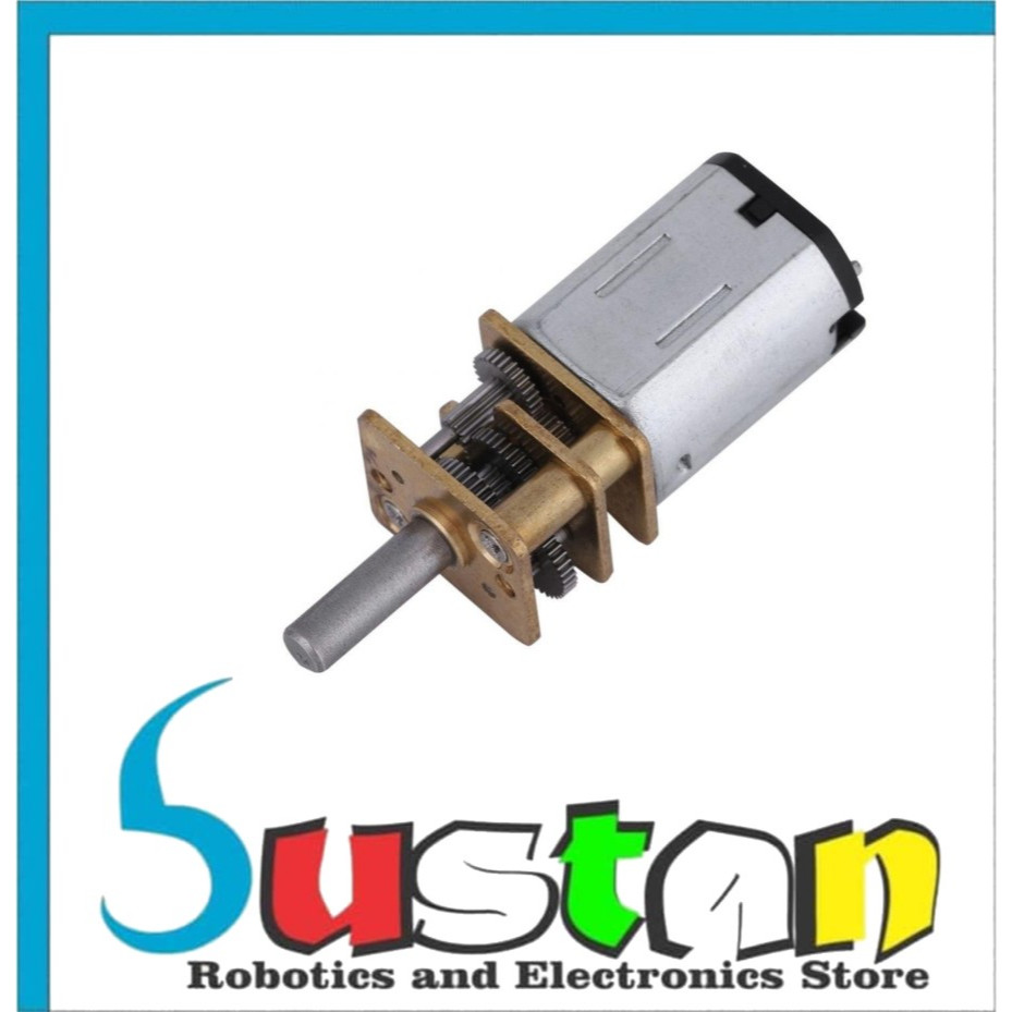 1PCS For GA12 For N20 Encoder DC 6V Metal Gear DC Motor Gearwheel High Torque 750rpm - View #3