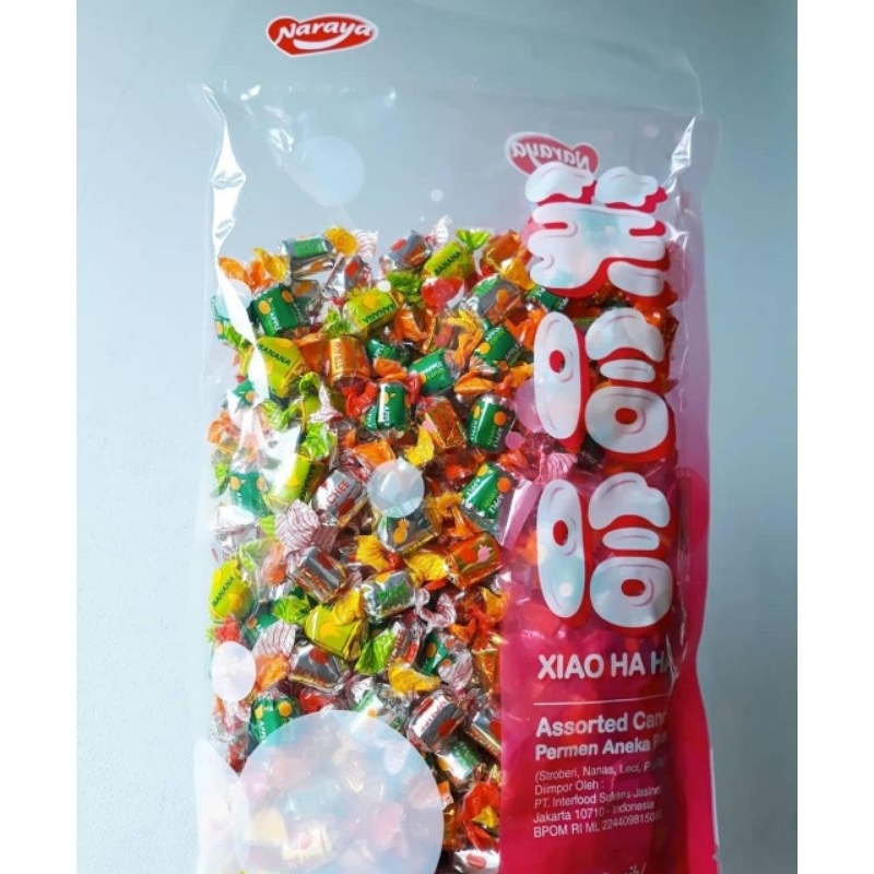 Jual permen buah Xiao Haha Assorted Candy Aneka Rasa Buah 500gr Exp ...