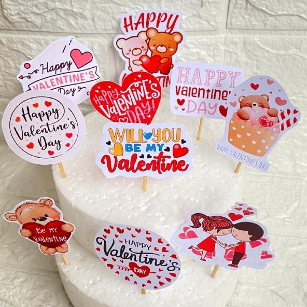 Jual Topper Valentine isi 10 Pcs | Shopee Indonesia