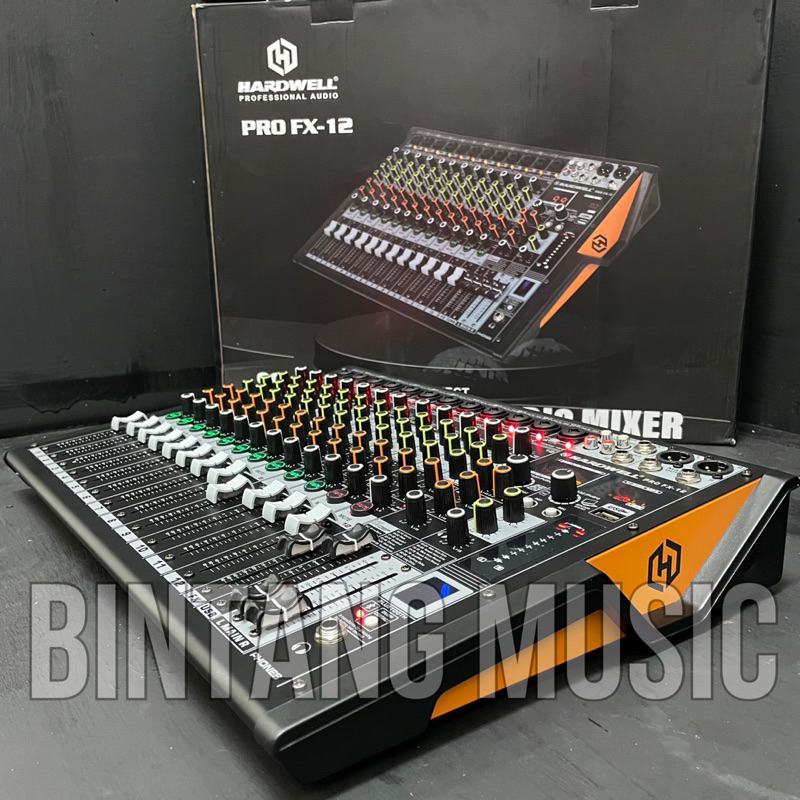 Jual mixer audio 12 channel hardwell pro fx12 original mixer hardwell ...