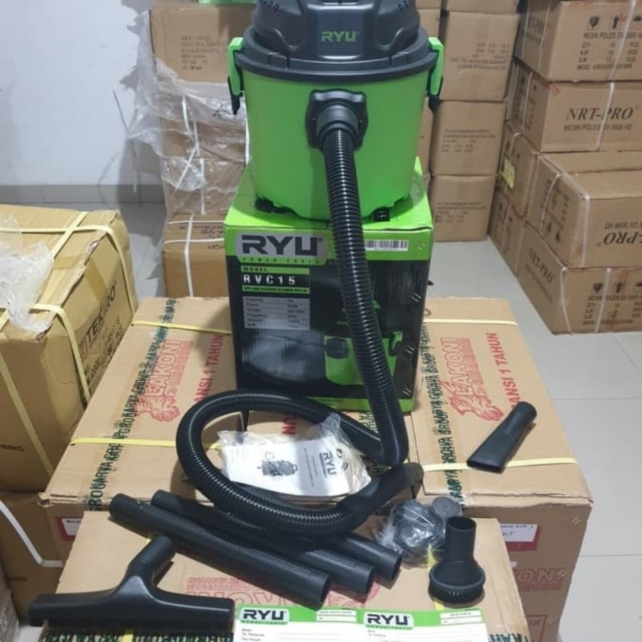 Jual RYU Mesin Vacuum Cleaner 3 Mode RVC 15 Ltr Sedot Basah Kering 650 ...