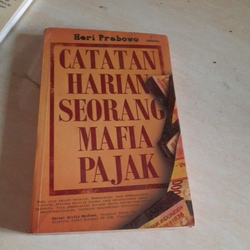 Jual Catatan Seorang Mafia Pajak Heri Prabowo Shopee Indonesia