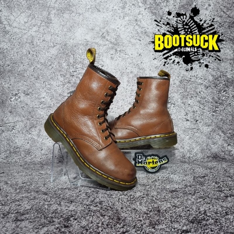 Brown Dr Martens 1460 Orleans Martens 1460 Serena Fur Lined Boots