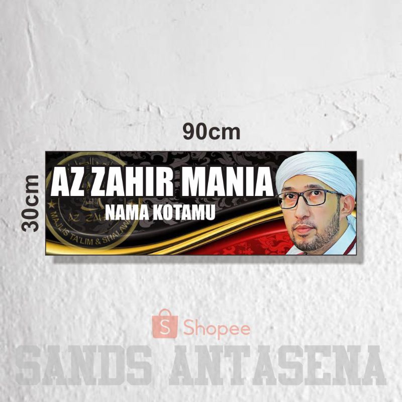 Jual BANER ZAHIR MANIA BISA CUSTOM BANNER MMT SHOLAWAT | Shopee Indonesia