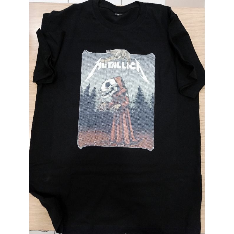 Jual KAOS BAND / MUSIC METALICA PREMIUM COTTON COMBED 24S BUILD UP TAG ...