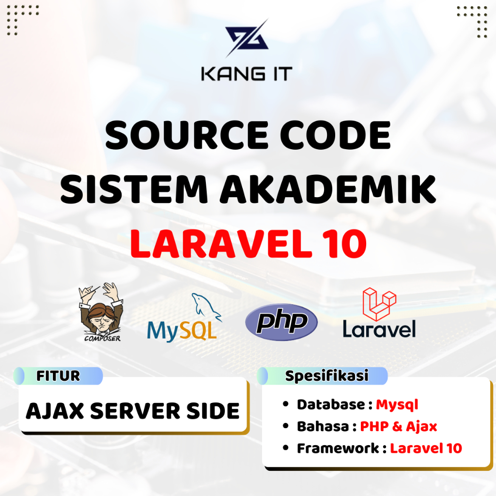 Jual Source Code Sistem Informasi Akademik Sekolah Aplikasi Laravel 10 Ajax Server Side Php 0985