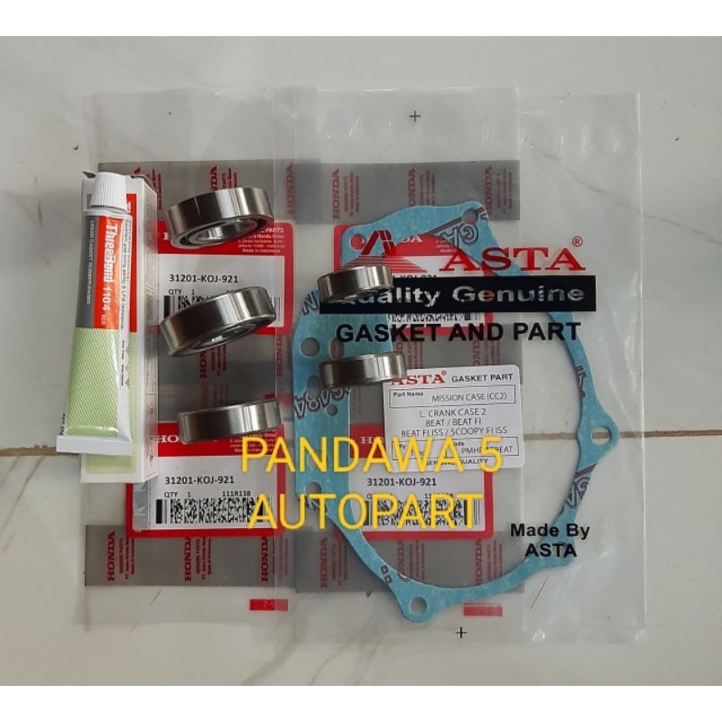 Jual Bearing gigi rasio set Honda Genio beat eco, deluxe, beat street ...