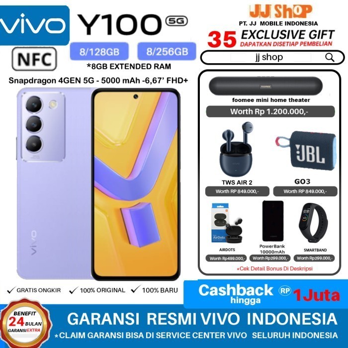 Jual Vivo Y G Nfc Y G Gb Ram Gb Rom Gb Garansi Resmi Shopee Indonesia