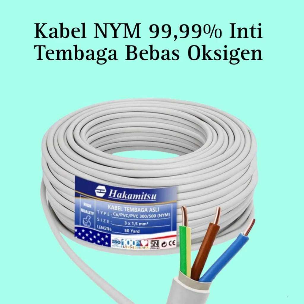 Jual Kabel NYM Panjang 3 , 5 , 10 , 15 , 20M/Ukuran kawat 2x 2,5mm² ...