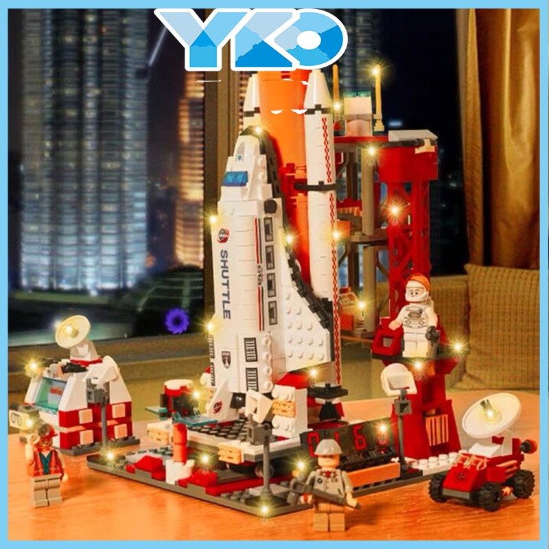 Jual YKO Mini Roket Space Mainan Balok Blok Susun Nano Building Brick ...