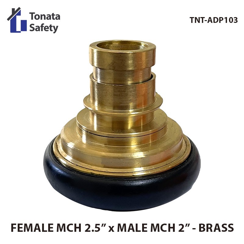 Jual Adaptor Reducer Female Machino 2.5" X Male Machino 2" - Brass ...