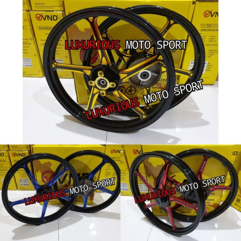 Jual velg vnd ak55 2tone mx king velg racing p5 vnd new mx king 150 ...