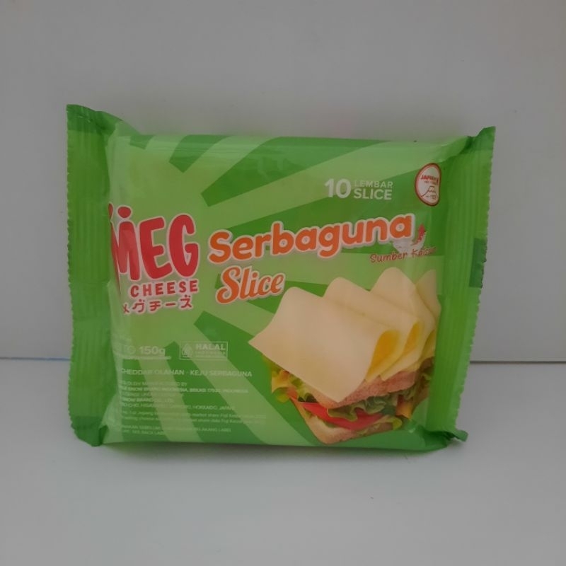 Jual Meg Keju Cheddar Serbaguna Slice Gram Slices Shopee Indonesia