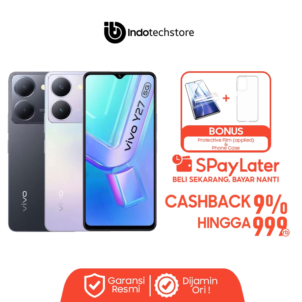 Jual Vivo Y27 5G 6/128GB Garansi Resmi 128 GB - Not Vivo Y22 Y33 Y35