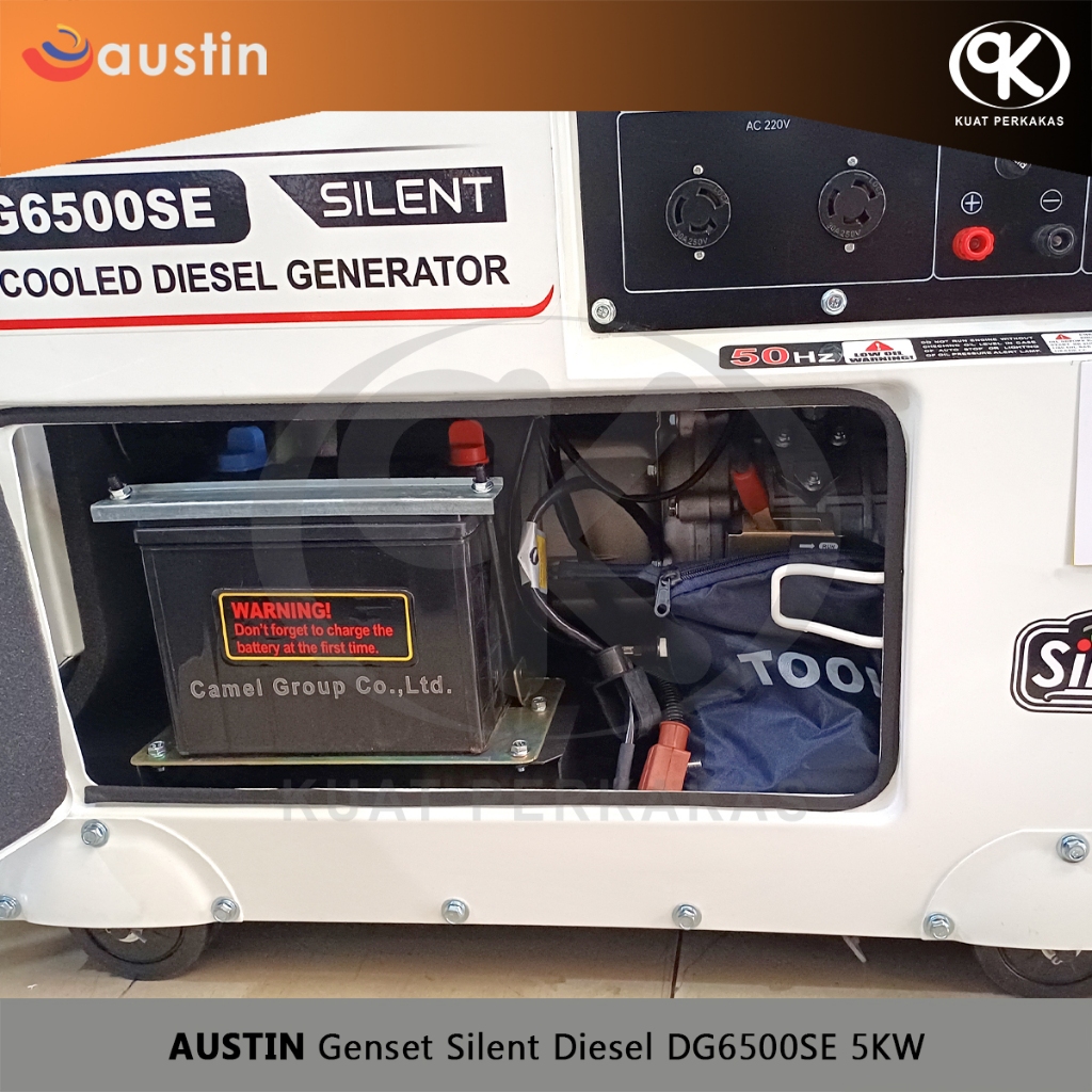 Jual Genset Diesel 5000 Watt AUSTIN Air-Cooled Generator DG6500SE ...