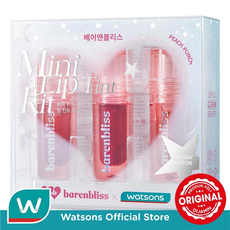 Jual BARENBLISS Barenbliss Peach Punch Mini Lip Tint Kit | Shopee Indonesia