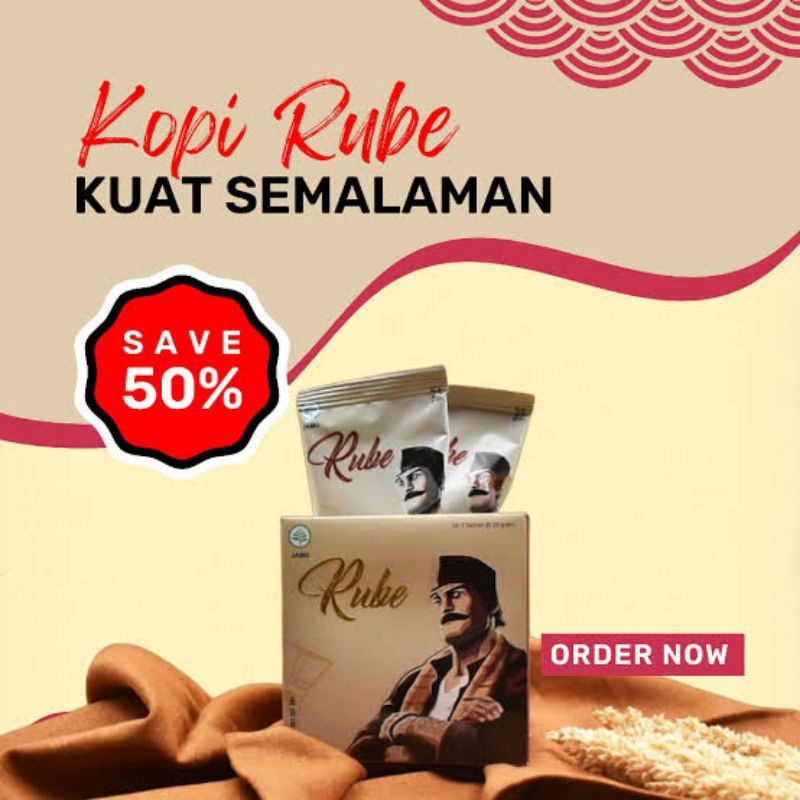 Jual Kopi Rube Kopi Multivitamin Original BPOM Isi 5 Sachet | Shopee ...