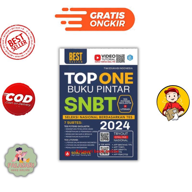 Jual BUKU TOP ONE BUKU PINTAR SNBT 2024 SELEKSI NASIONAL BERDASARKAN ...