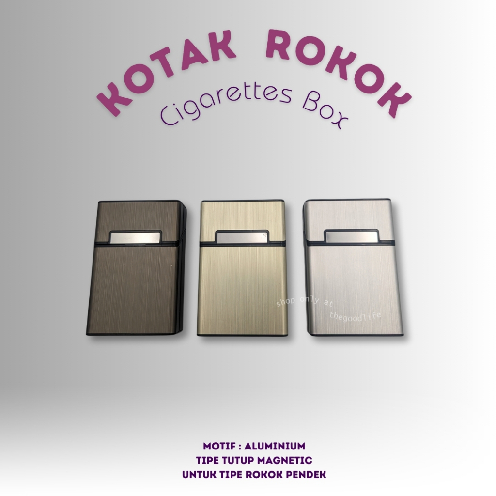 Jual Kotak Rokok / Kotak Rokoko / Tempat Rokok Cigarettes Case Kotak ...
