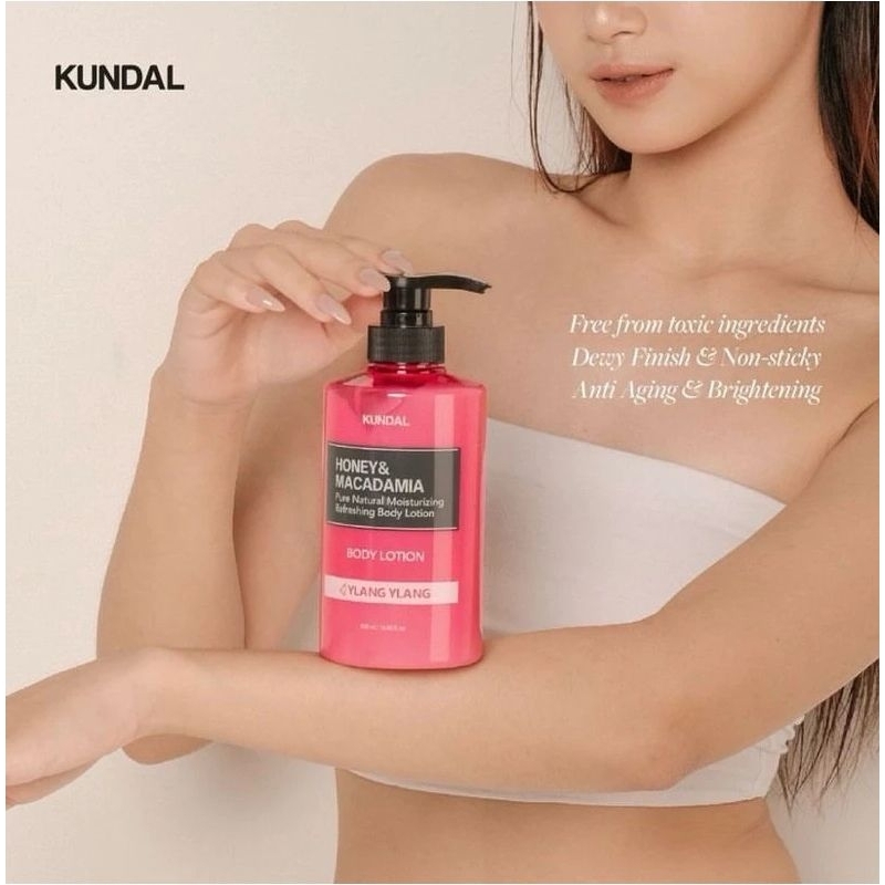 KUNDAL] モイスチャーボディーローション 50#ホワイトムスク Moisture Body 甲高い Lotion 500ml #Wh