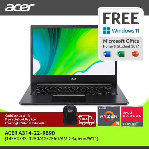 Jual (CLEARANCE SALE) ACER ASPIRE 3 SLIM A314-22-R890 [14