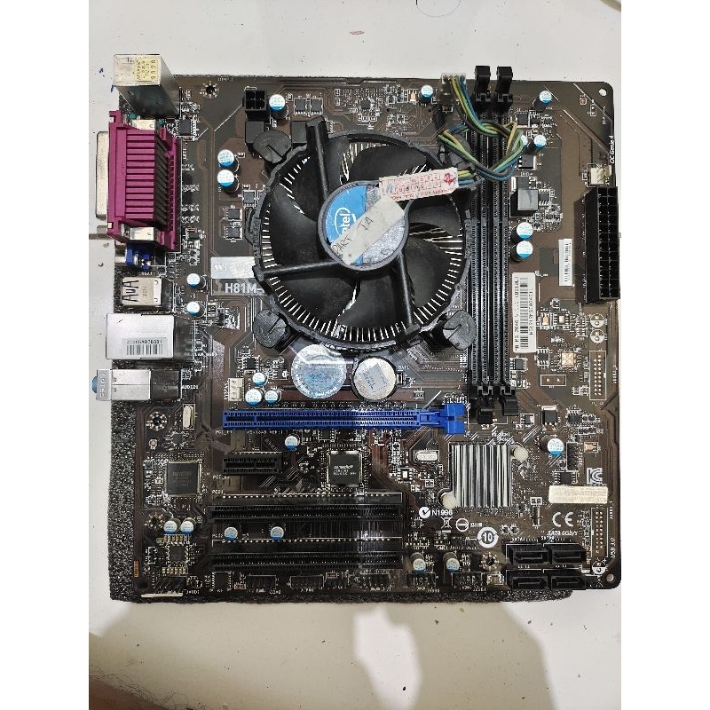 Jual motherboard wearnes h81 dan prosesor Intel g | Shopee Indonesia