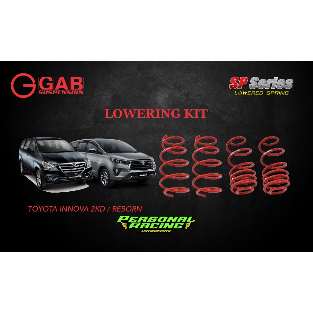 Jual GAB Coil Spring Per Coilover Toyota Innova 2kd 2gd reborn | Shopee ...