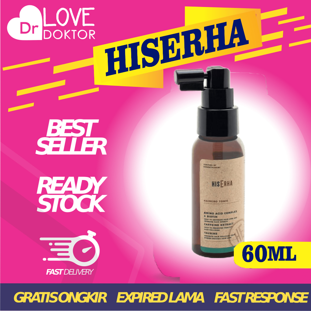 Jual HISERHA HIS ERHA HAIRGRO HAIRGROW TONIC HAIR GROW TONIK