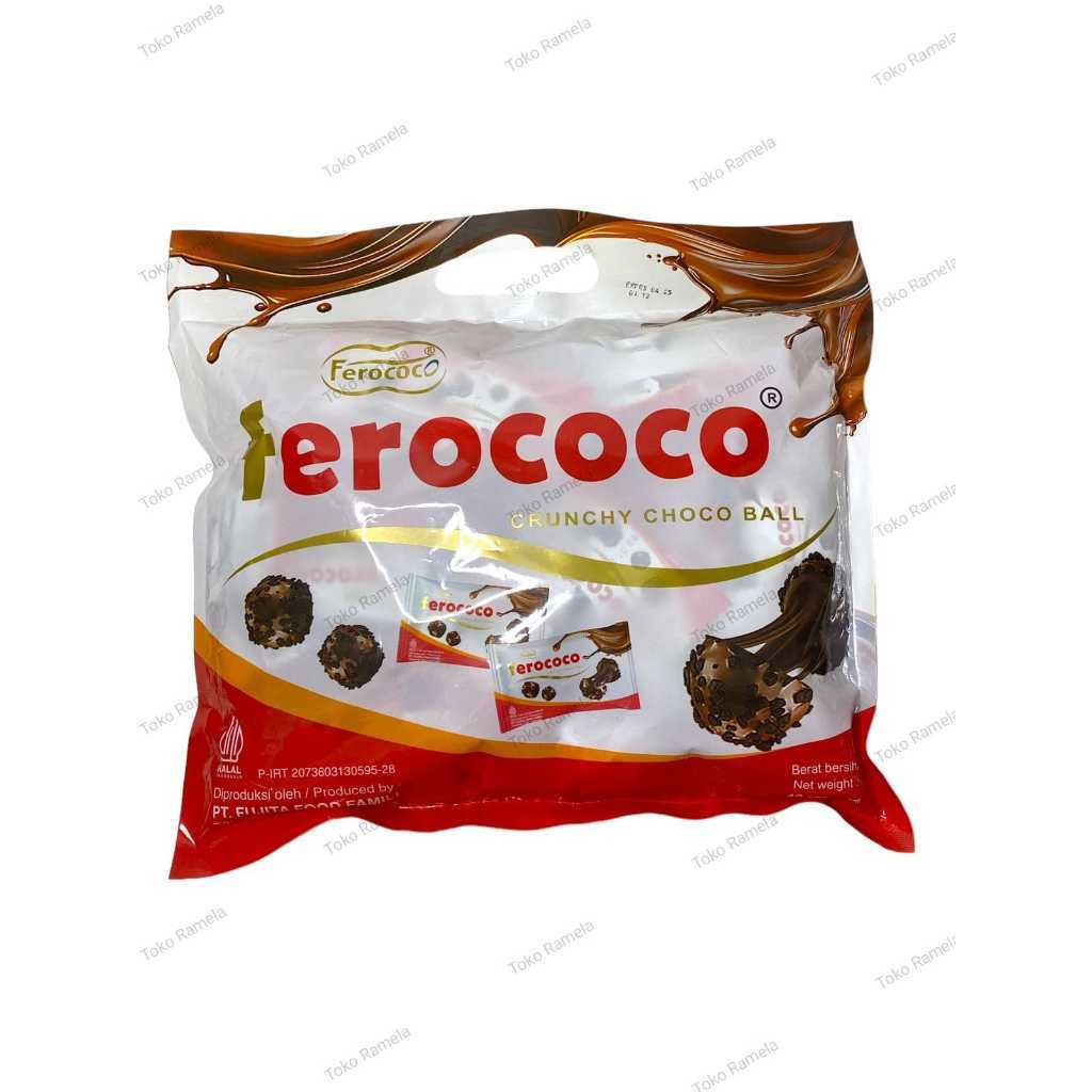 Jual COKELAT FEROCOCO CRUNCHY CHOCO BALL KEMASAN ISI 40pcs | Shopee ...