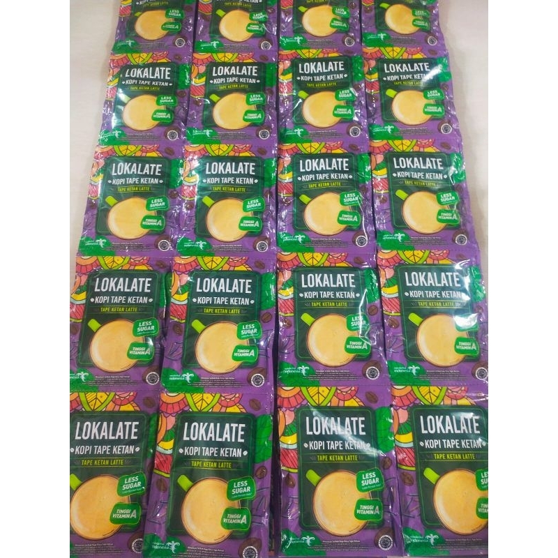Jual Lokalate Kopi Tape Ketan 3 Renteng/ 30 Pcs Shopee Indonesia