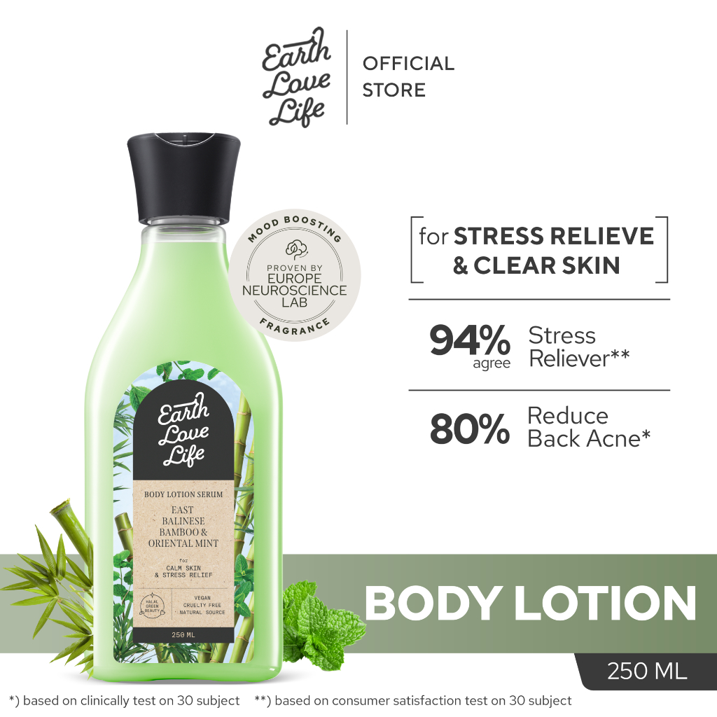 Jual EARTH LOVE LIFE East Balinese Bamboo & Oriental Mint Body Lotion ...