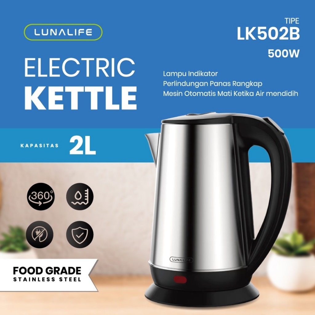 jual-ketel-listrik-2-liter-lunalife-lk502b-pemanas-air-stainless-steel