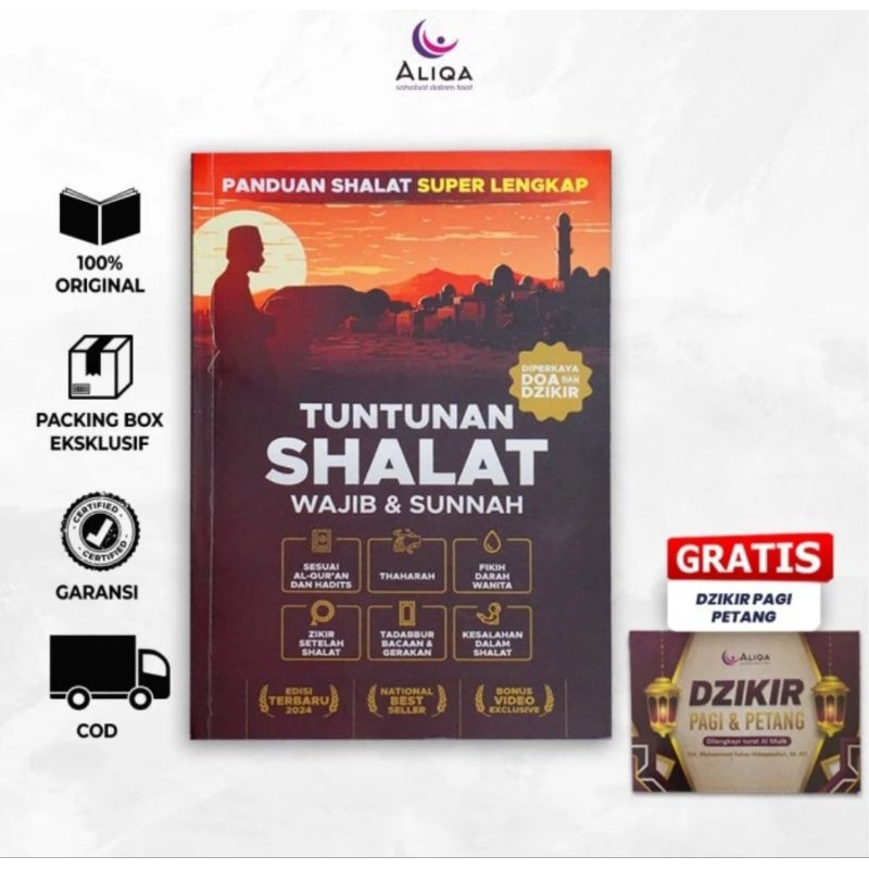 Jual Buku Tuntunan Shalat Wajib Dan Sunnah - Bonus Dzikir Pagi Dan ...