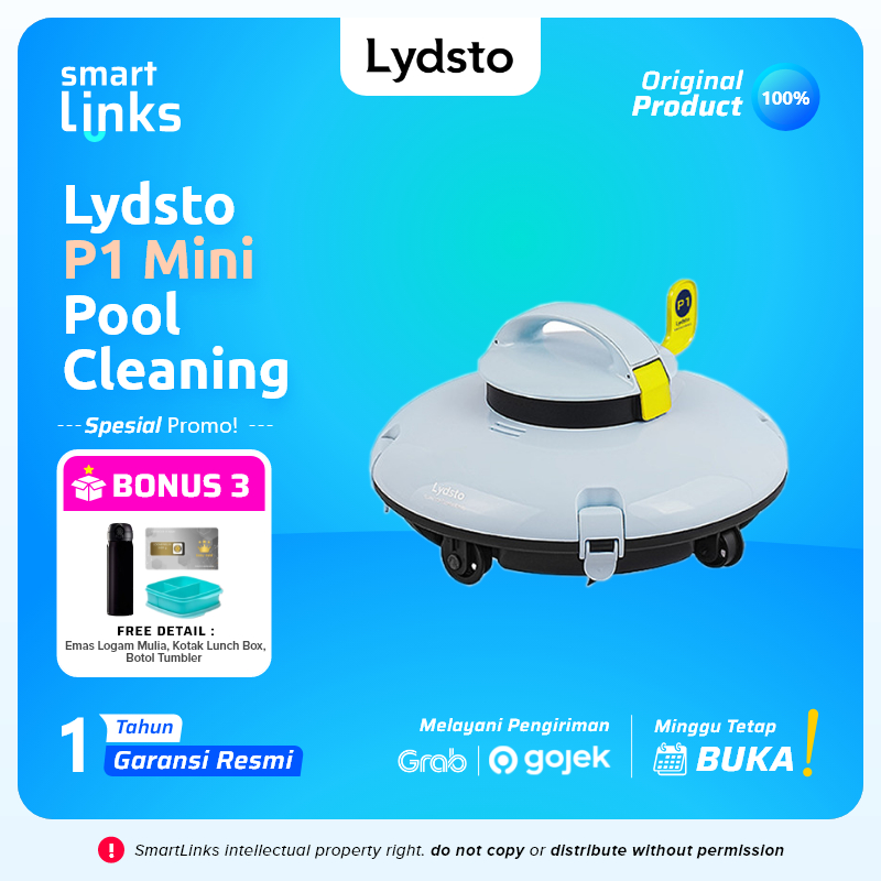 Jual Lydsto Pool Robot Vacuum Cleaner Kolam Renang Cordless P1 Mini