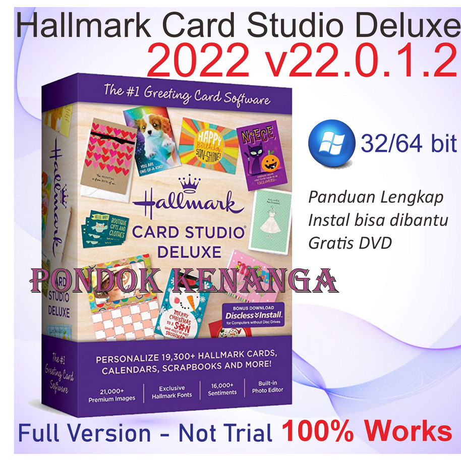 Jual Hallmark Card Studio Deluxe Full Version Lifetime Shopee