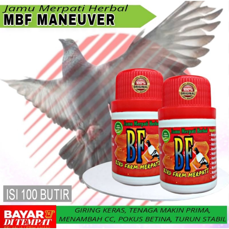 Jual PROMO !!! MBF JAMU MERPATI MANUVER ISI 100 BUTIR Doping Merpati ...