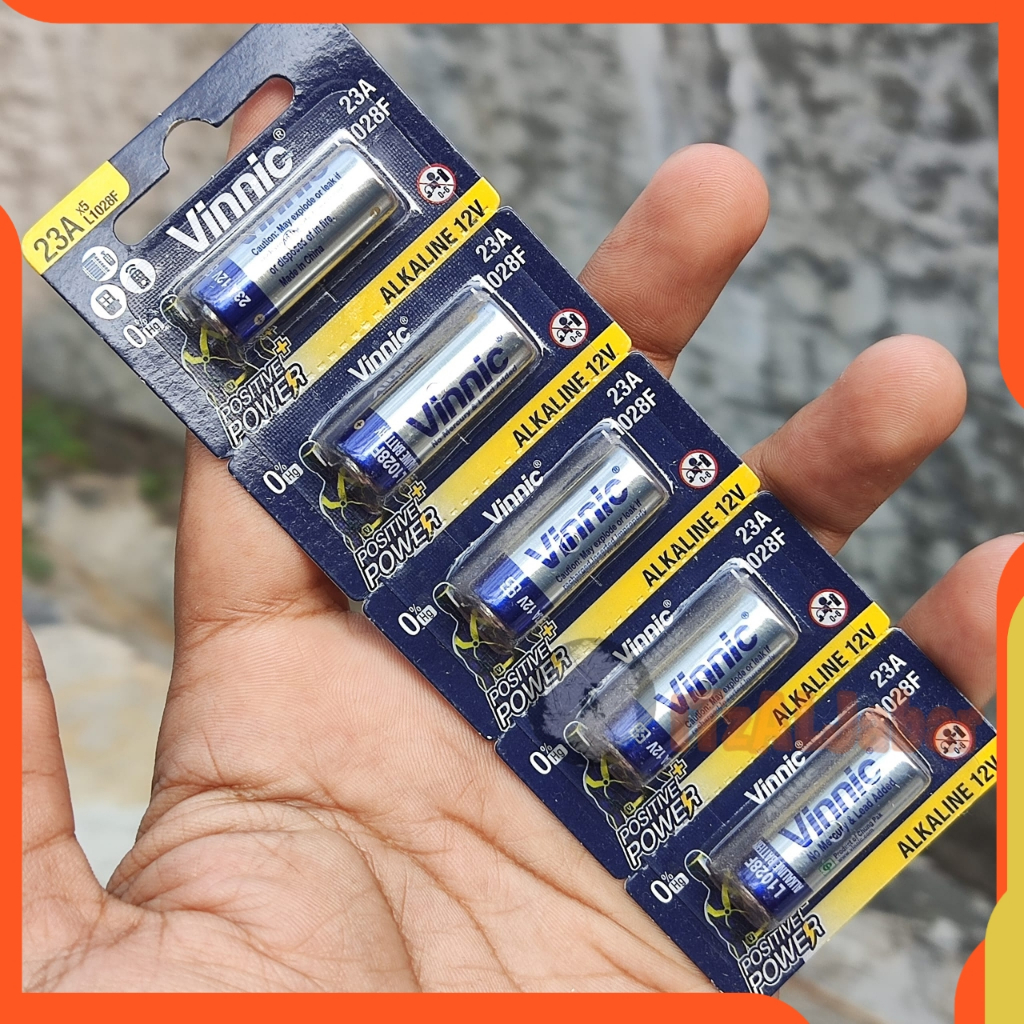 Jual Vinnic 23A L1028F Baterai Vinnic L1028F 23A Alkaline 12V Original ...
