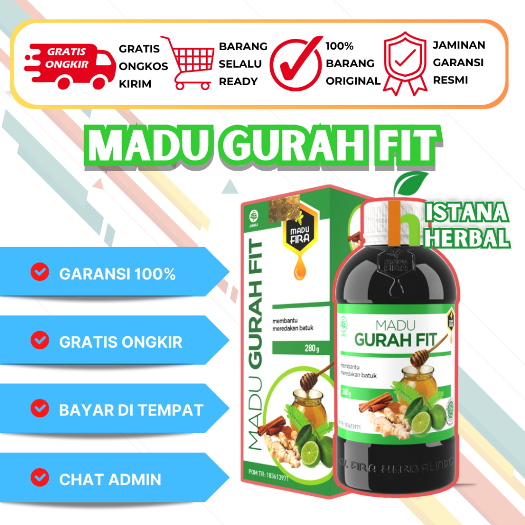 Jual Madu GURAH FIT Asli Original - Gurahfit Herbal Atasi Batuk Flu ...