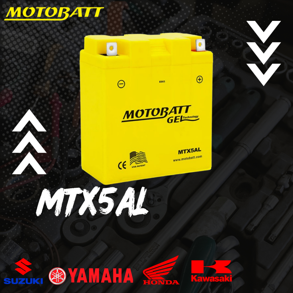 Jual AKI MOTOR - Motobatt MTX5AL ( YAMAHA Mio Sporty ) | Shopee Indonesia