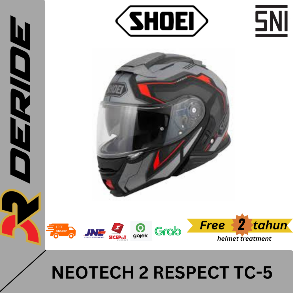 Jual HELM MODULAR SHOEI NEOTEC 2 TC-5 RESPECT HELM MODULAR FLIP UP ...