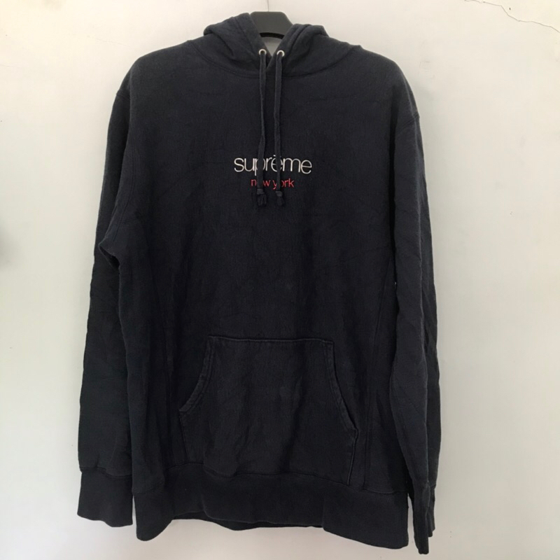 Supreme chrome classic logo hoodie clearance