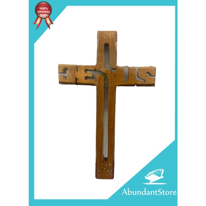 Jual Salib Dinding Yesus - Salib Kayu - salib Ukir | Shopee Indonesia