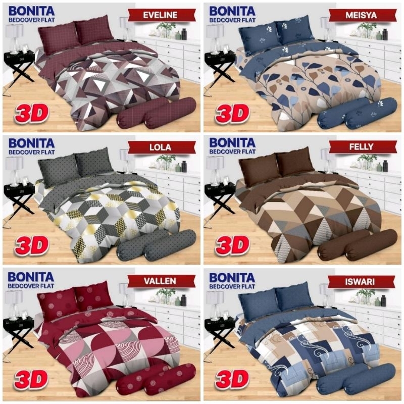 Jual Bonita - Bedcover Bonita 160x200 / Bedcover Bonita Ukuran No 2 ...