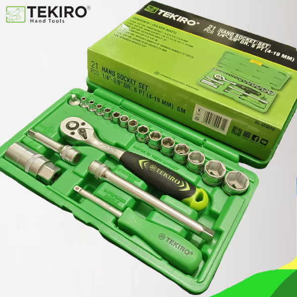 Jual Tekiro kunci shock sock sok set 21 pcs Kunci sok Sock set 1/4